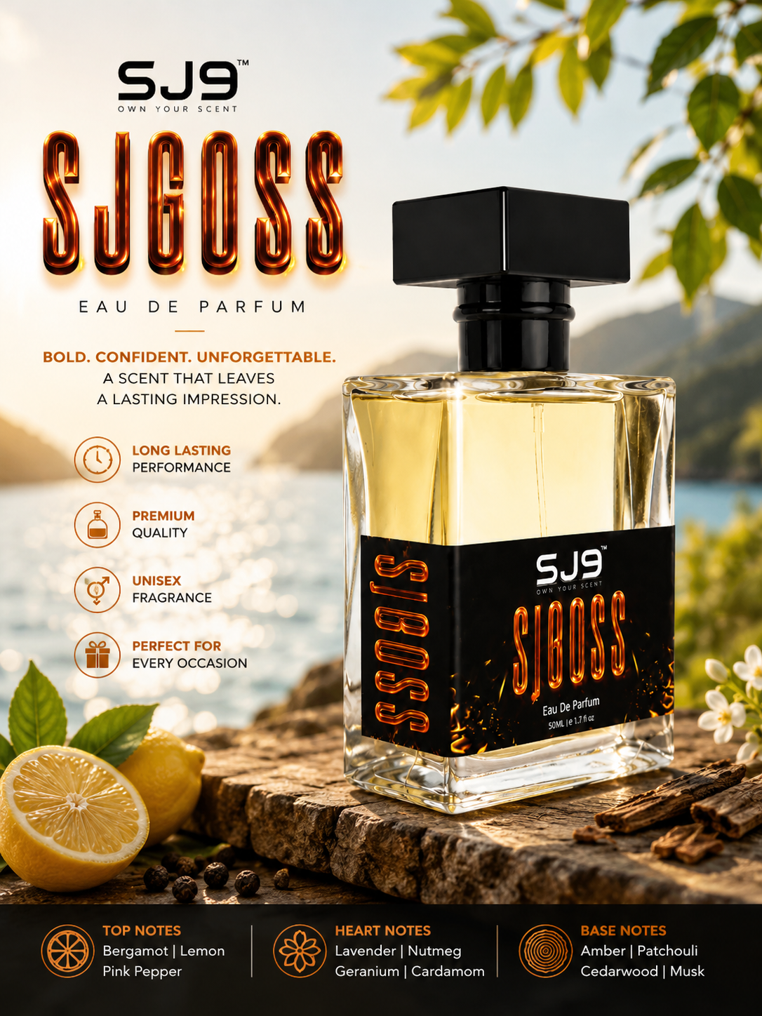 SJ BOSS-  Eau de parfum 50 ml